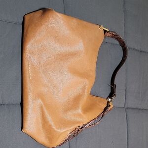 Michael Kors Tan Leather Hobo Bag